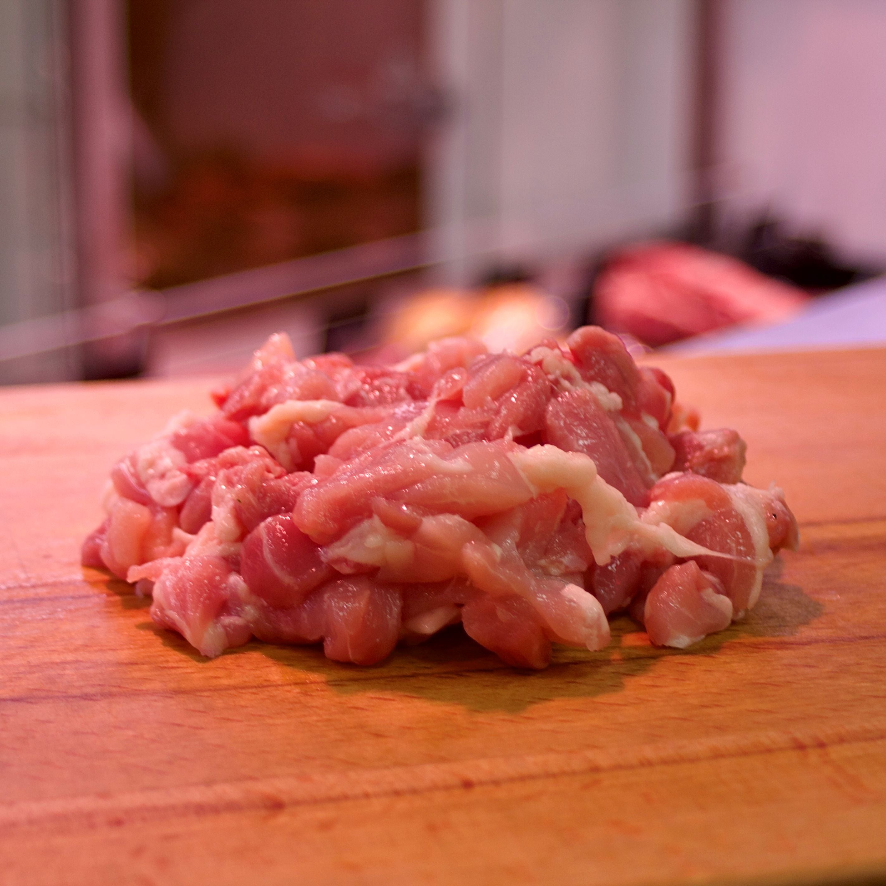 Gesneden kipdijfilet